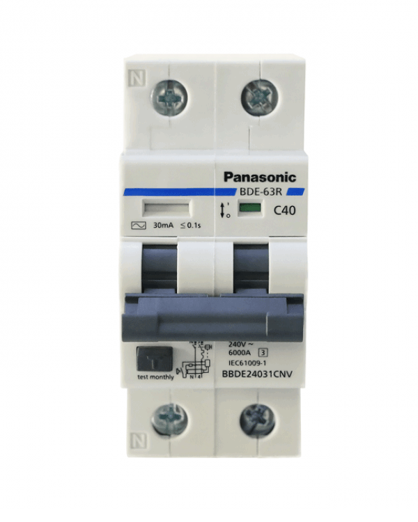 Cầu dao chống giật RCBO Panasonic 2P1E